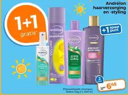 Trekpleister Andrélon haarverzorging en styling aanbieding