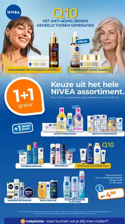 Trekpleister Keuze uit het hele nivea assortiment aanbieding