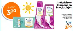 Trekpleister Trekpleister tampons en inlegkruisjetrekpleister aanbieding