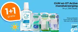 Trekpleister Gum en 07 active mondverzorging aanbieding