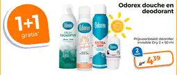 Trekpleister Odorex douche en deodorant aanbieding