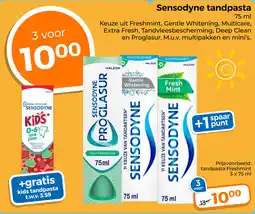 Trekpleister Sensodyne tandpasta aanbieding