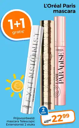 Trekpleister L'oréal paris mascara aanbieding