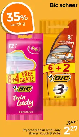 Trekpleister Bic scheer aanbieding