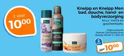 Trekpleister Kneipp en kneipp men bad, douche, hand en bodyverzorging aanbieding