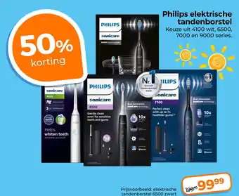 Trekpleister Philips elektrische tandenborstel aanbieding