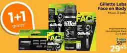 Trekpleister Gillette labs face en body aanbieding