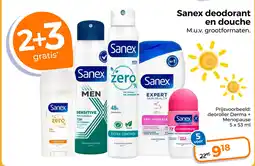 Trekpleister Sanex deodorant aanbieding