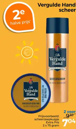 Trekpleister Vergulde hand scheer aanbieding
