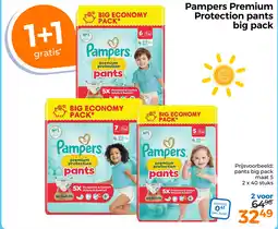 Trekpleister Pampers premium protection pants big pack aanbieding