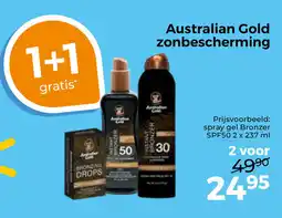 Trekpleister Australian gold zonbescherming aanbieding