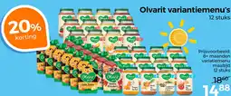 Trekpleister Olvarit variantiemenu's aanbieding