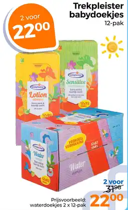 Trekpleister Trekpleister babydoekjes aanbieding