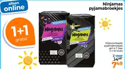 Trekpleister Ninjamas pyjamabroekjes aanbieding