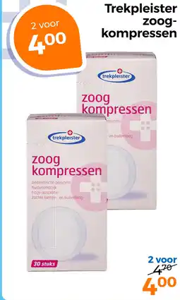 Trekpleister Trekpleister zoogkompressen aanbieding