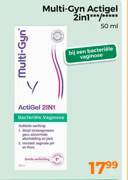 Trekpleister Multi-gyn actigel 2 in 1 aanbieding