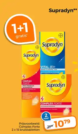 Trekpleister Supradyn aanbieding