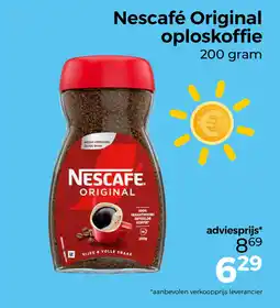 Trekpleister Nescafé original oploskoffie aanbieding