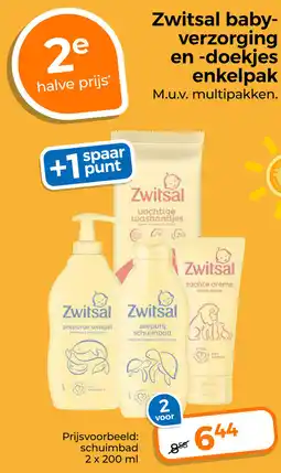 Trekpleister Zwitsal babyverzorging aanbieding