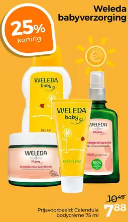 Trekpleister Weleda babyverzorging aanbieding