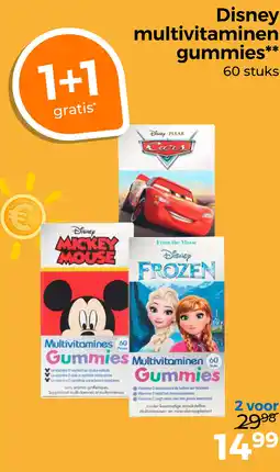 Trekpleister Disney multivitaminen gummies aanbieding