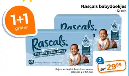 Trekpleister Rascals babydoekjes aanbieding