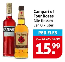 Hoogvliet Campari of four roses aanbieding
