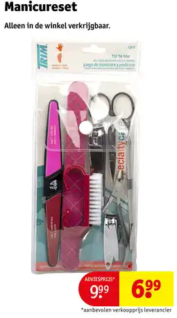 Kruidvat Manicureset aanbieding