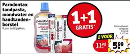 Kruidvat Parodontax Tandpasta, Mondwater en Handtandenborstel aanbieding