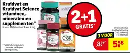 Kruidvat Kruidvat en Kruidvat Science Vitaminen, Mineralen en Supplementen aanbieding