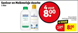 Kruidvat Sanicur en Melkmeisje Douche aanbieding