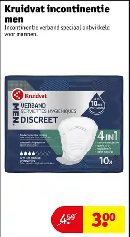 Kruidvat Kruidvat Incontinentie Men aanbieding