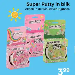 Trekpleister Super putty in blik aanbieding