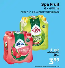 Trekpleister Spa Fruit aanbieding
