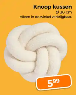 Trekpleister Knoop kussen aanbieding