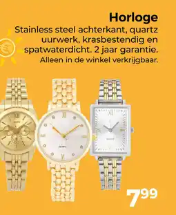 Trekpleister Horloge aanbieding
