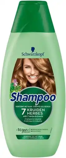 Bol.com Schwarzkopf - Shampoo - 7 Kruiden - 400ml aanbieding