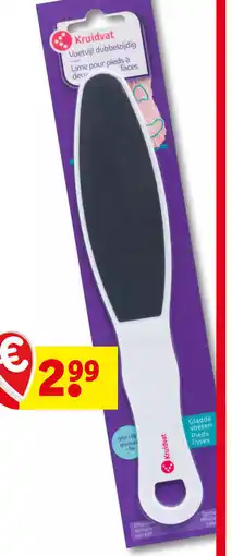 Kruidvat Foot file aanbieding