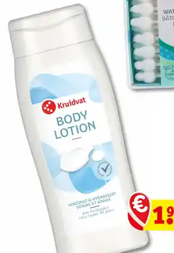 Kruidvat Body lotion aanbieding