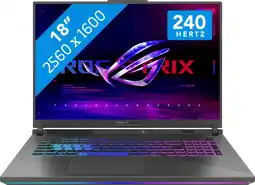Alternate ASUS ROG Strix G18 G815LR-S9103W 18'' Copilotplus gaming laptop aanbieding
