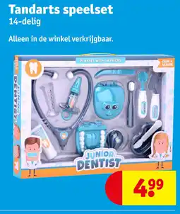 Kruidvat Tandarts speelset aanbieding