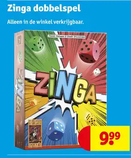 Kruidvat Zinga dobbelspel aanbieding