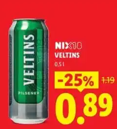 Lidl VELTINS aanbieding