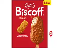 Hoogvliet Lotus Biscoff ijssticks aanbieding