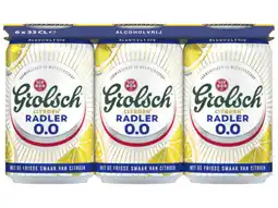 Hoogvliet Grolsch Radler citroen 0.0 aanbieding