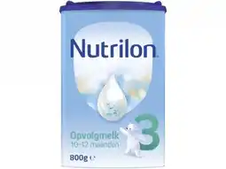 Hoogvliet Nutrilon 3 Opvolgmelk 10-12 Maanden aanbieding