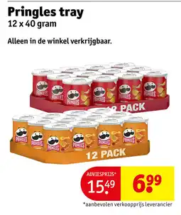 Kruidvat Pringles tray aanbieding