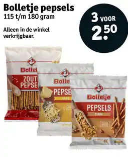 Kruidvat Bolletje pepsels aanbieding