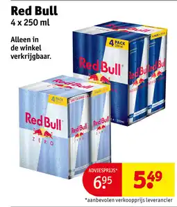 Kruidvat Red bull aanbieding