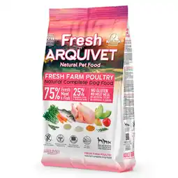 Zooplus Dubbelpak: 2x2,5kg Arquivet Fresh Farm Pluimvee droogvoer voor honden aanbieding